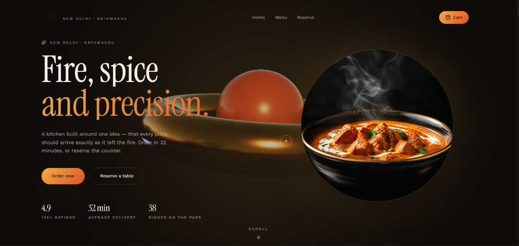 High-End Restaurant Platform