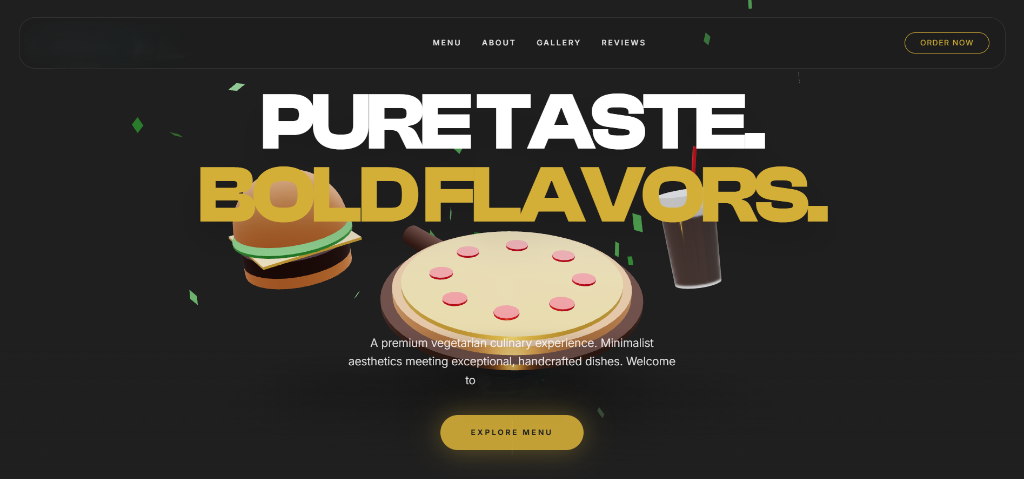Minimalist Culinary Experience
